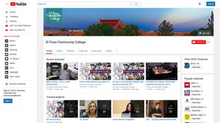 El Paso Community College - YouTube