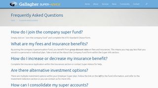 Frequently Asked Questions - Super Advice Australia