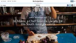 In Miami, a Chef Sources Locally for His South Asian Desserts (Paid ...