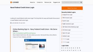 Naval Federal Credit Union Login - Your Ultimate Gateway to Login ...