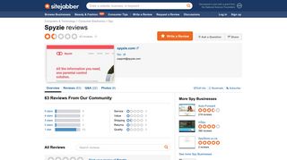 Spyzie Reviews - 64 Reviews of Spyzie.com | Sitejabber