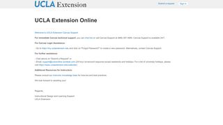 UCLA Extension Online - Zendesk