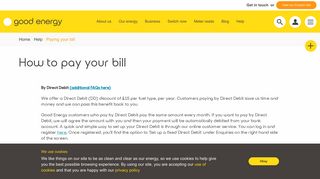 How to pay your bill | Good Energy