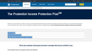 Group Disability Insurance | Prudential Financial