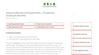 www.prudential.com/mybenefits - Prudential Employee Benefits ...