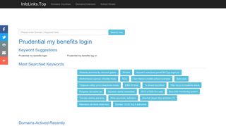 Prudential my benefits login Search - InfoLinks.Top