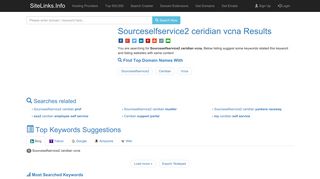Sourceselfservice2 ceridian vcna Results For Websites Listing