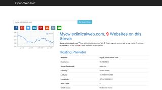 Mycw.eclinicalweb.com is Online Now - Open-Web.Info