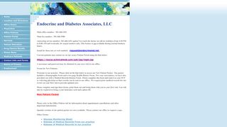 Contact Info and Forms - Endocrine and Diabetes Associates, LLC