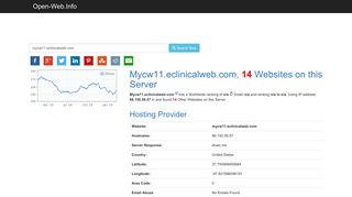Mycw11.eclinicalweb.com is Online Now - Open-Web.Info
