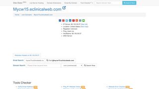 Mycw15.eclinicalweb.com - Site-Stats .ORG