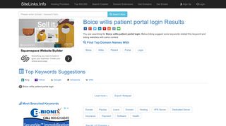 Boice willis patient portal login Results For Websites Listing