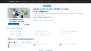 Boice willis patient portal Results For Websites Listing - SiteLinks.Info