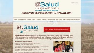 Patient Portal | Salud Family Health Centers