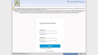 Login - Your Medical Home on the Web - Patient Portal