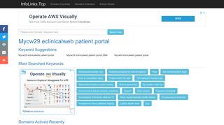 Mycw29 eclinicalweb patient portal Search - InfoLinks.Top