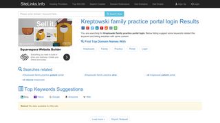 Kreptowski family practice portal login Results For Websites Listing