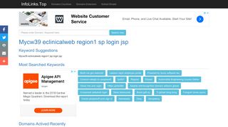 Mycw39 eclinicalweb region1 sp login jsp Search - InfoLinks.Top
