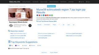 Mycw39 eclinicalweb region 7 jsp login jsp Results For Websites Listing