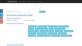 St dominic physician portal Search - InfoLinks.Top