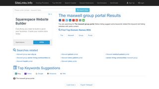 The maxwell group portal Results For Websites Listing - SiteLinks.Info