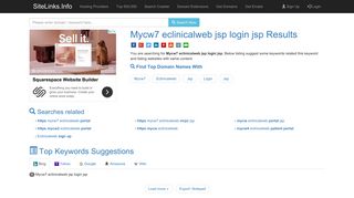 Mycw7 eclinicalweb jsp login jsp Results For Websites Listing