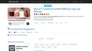 Mycw77 ecwcloud portal10086 jsp login jsp Results For Websites ...