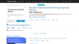 Mycw87 ecwcloud portal11619 jsp login jsp Results For Websites Listing