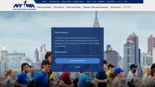 Forgot Password - My NYRR - New York Road Runners