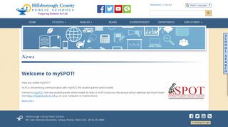 Welcome to mySPOT! - Hillsborough County Public Schools