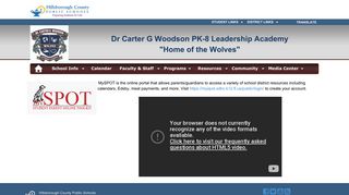 MySPOT Parent Information Portal - Carter G Woodson K-8