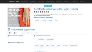 Accelerate learning student login Results For Websites Listing