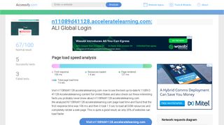 Access n11089d41128.acceleratelearning.com. ALI Global Login