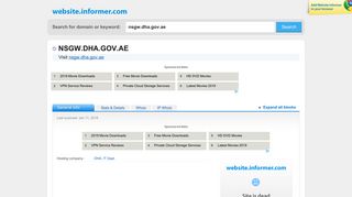 nsgw.dha.gov.ae at Website Informer. Visit Nsgw Dha.