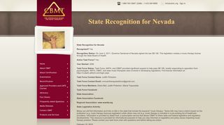 State Recognition for Nevada - CBMT