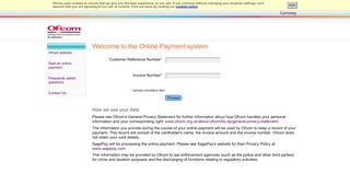Payments | Ofcom