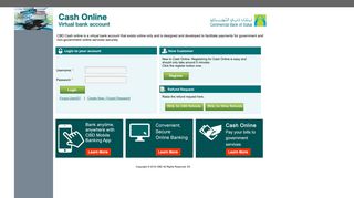 Login to Cash Online - Commercial Bank of Dubai