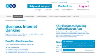 Secure Online Internet Banking | Business Banking | TSB