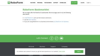 RoboForm Everywhere: Bookmarklet