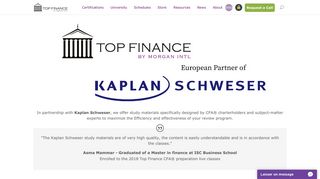 CFA Schweser Study Materials - Top Finance