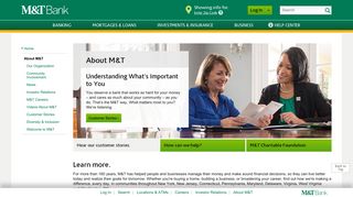 About M&T - M&T Bank