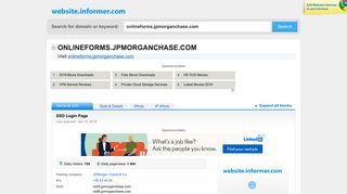 onlineforms.jpmorganchase.com at WI. SSO Login Page