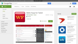 Wells Fargo for Tablet - Apps on Google Play