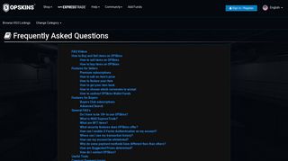 Frequently Asked Questions - OPSkins