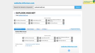 outlook.hs20.net at WI. Outlook Web Access - Website Informer