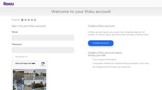 Sign in to your Roku account