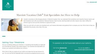 Exit Specialists - Marriott Vacation Club® Official Site