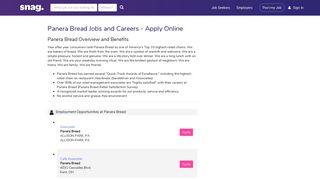 Panera Bread Job Applications | Apply Online at Panera Bread ...