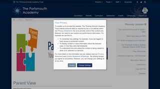 Parent View · The Portsmouth Academy