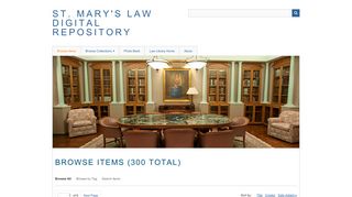 omeka-xml - St. Mary's Law Digital Repository - St. Mary's University
